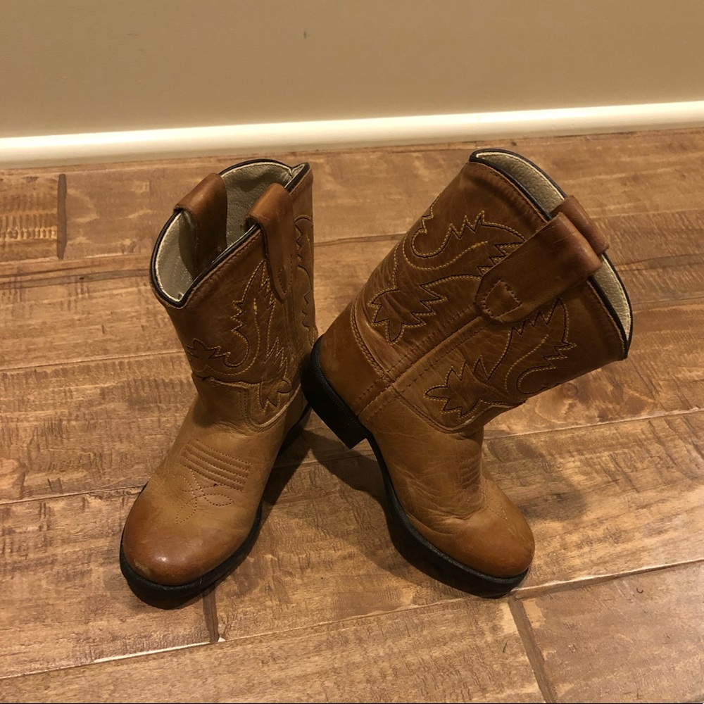 Old West cowboy boots, size 6t